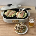 20時販売開始します。ホットプレート白　ミニチュアお好み焼きセット