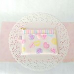 ミニフラットポーチ（キャンディハート・ホワイトのみ販売）