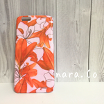 【送料無料】北欧  liljat 睡蓮柄 iPhone6・6sケース