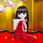 ブライス アウトフィット着物・巫女さん　着せ替え