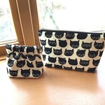 猫ちゃんポーチのセット