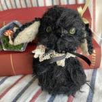 【iitabijiさま専用】②カラスのぬいぐるみ　黄色目