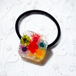 flower♡flower  カラフルヘアゴム☆スクエア☆ 