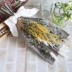 【送料無料】母の日フラワーギフト　スワッグ　ユーカリ　ミモザ　かすみ草　　感謝の花言葉　ドライフラワー　プリザーブドフラワー