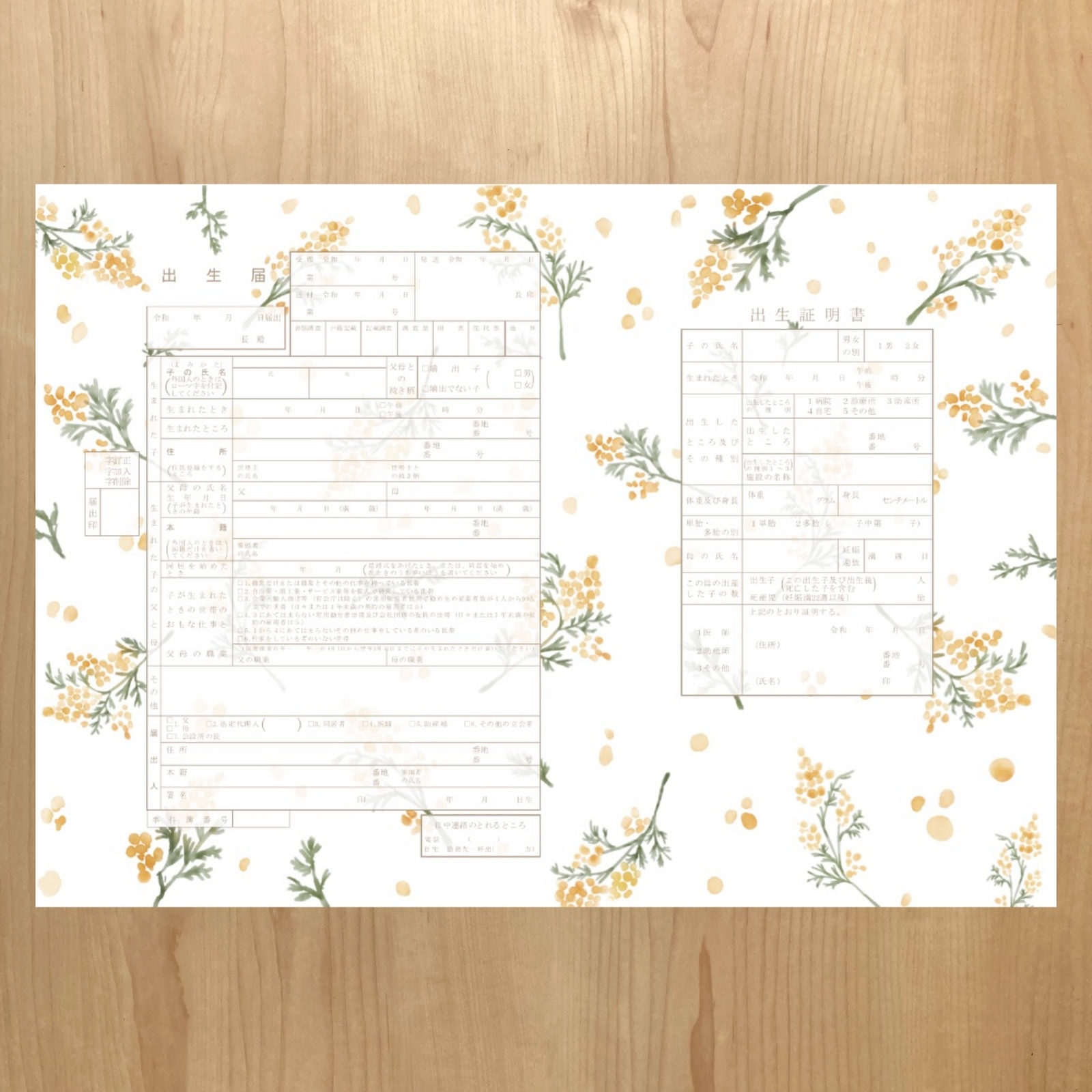チューリップ 婚姻届 Minne 日本最大級のハンドメイド 手作り通販サイト