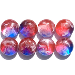 【寒緋桜と旅立ちの夜明け】 レジン ピアス イヤリング 一粒 10mm 花記憶 
