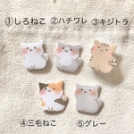【短毛種ピンバッチ】ほっぺが赤いにゃんこ🐾