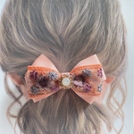 インド刺繍リボン✲*ﾟバレッタ・ヘアクリップ・キークリップ