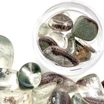 ガーデンクォーツ Garden Quartz 庭園水晶 宝石 言葉付き 天然石 細石 さざれ石 パワーストーン お守り ヒーリング レジン 封入 デコ パーツ 【森の雑貨屋さん】 