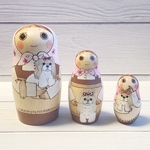 ❤︎ corocke2000様専用 ❤︎ 3個組マトリョーシカ