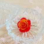 ポニーフック　2色薔薇　赤