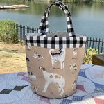 まんまる底のバケツバッグ＊Dog  sale