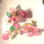 桜華やぐイヤーカフ＆ピアス