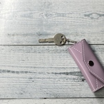 ✉L.A.N's  leather 4key case ✉【牛革　ラベンダー系】
