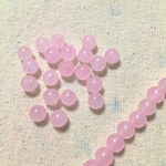 6mm カルセドニー 20pcsセット＊ピンク