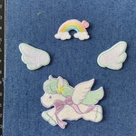 4枚入　ユニコーン　翼　翅　天使の羽　天使の翅　ニジ　