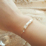  Cube Mother of Pearl Bracelet