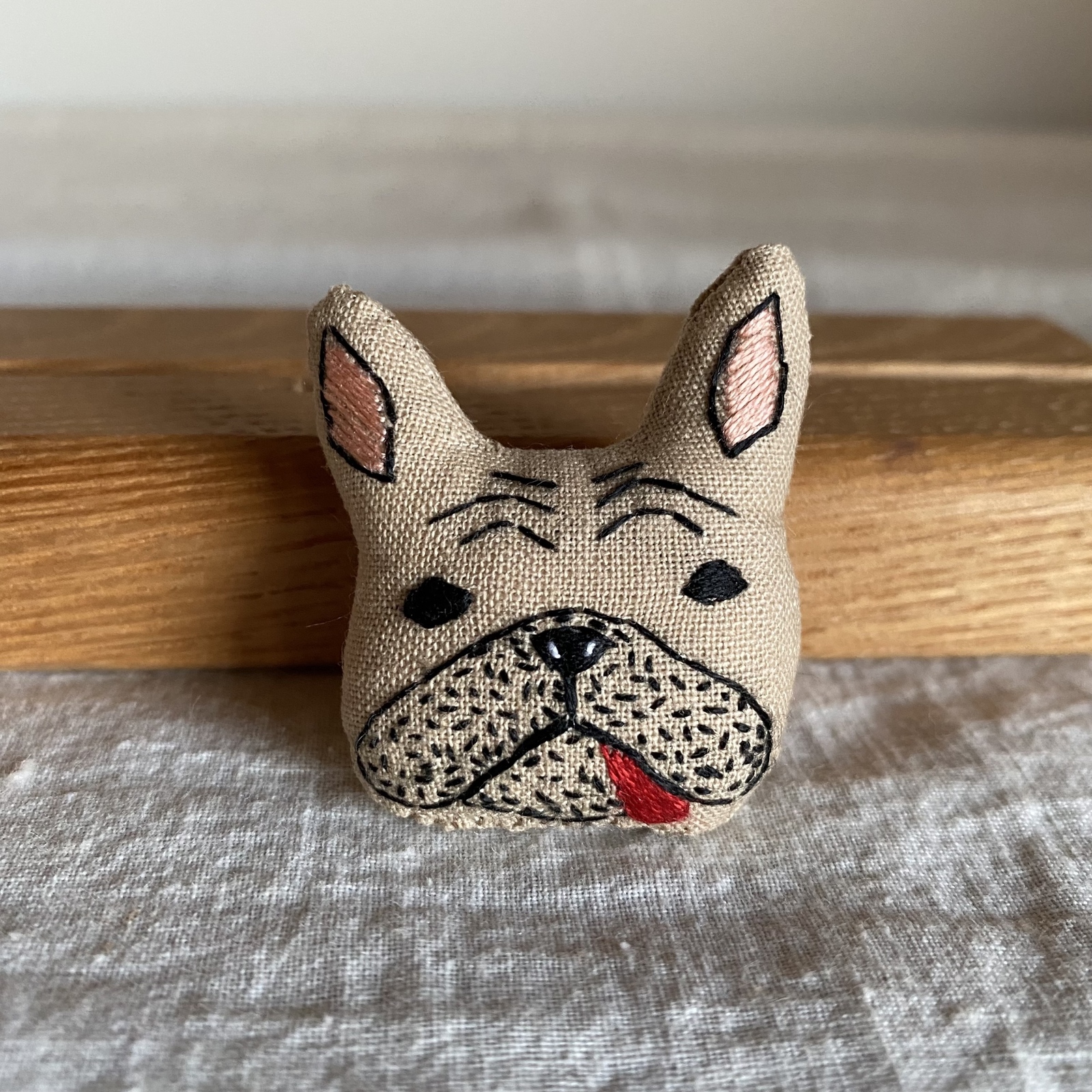 ゆとり炉 ブローチ フレンチブルドッグ