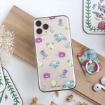 北海道の花々クリアスマホケース　全機種対応　i iPhone12 iPhone13 Android対応