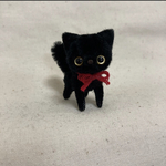 黒猫ちゃん　モールアート　モールベア 