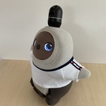 ラボット用　体操着　ハート柄　紺✕白
