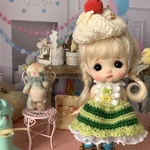クリームソーダなワンピース＊stodoll用（5インチぐらい）