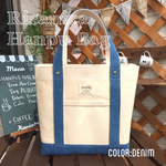 8号帆布 トートバッグ*デニム  blue denim