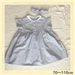 【新作】兄弟姉妹リンクコーデ有♡ ＊セーラーカラーワンピース＊　　70〜110cm