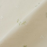 刺繍生地 【カスミソウ/キナリ】 カットクロス 綿ポリ