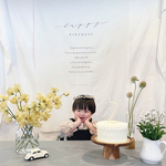 Birthday Tapestry / big - nature - | コットンリネン | 誕生日飾り | 誕生日 | バースデータペストリー