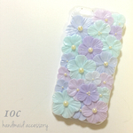 《アジサイ》 スマホケース〜flower box〜 