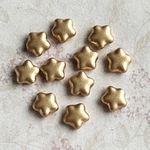 【8㍉ 20個】スタービーズ＊gold＊チェコビーズ＊ゴールド＊星