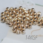 14KGF コルゲート ラウンドビーズ 2.5mm