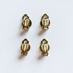 // good price item【10pcs  gold #50-8】蝶バネ式イヤリング金具（貼り付け）