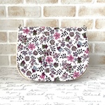 ★nana*さまご予約品★Comboポシェット用フラップ【Edenham エデナム(パープル)】リバティ生地使用　シルバー金具