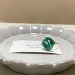 ピンキーリング　指輪　リング　レジン　お花　フリーサイズ