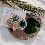𝐧𝐞𝐰 インド刺繍 タッセルリボン accessory 𖤐 大きめヘアクリップ 