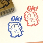 ぶたさん OK!・ゴム版はんこ