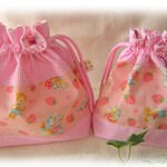 メリーボンボン　お弁当袋＆コップ入れ