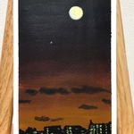 お値下げ⭐️夕空／油絵／No19