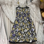 ⑦②大きいサイズ＊LL〜6Lほど＊花柄ワンピース