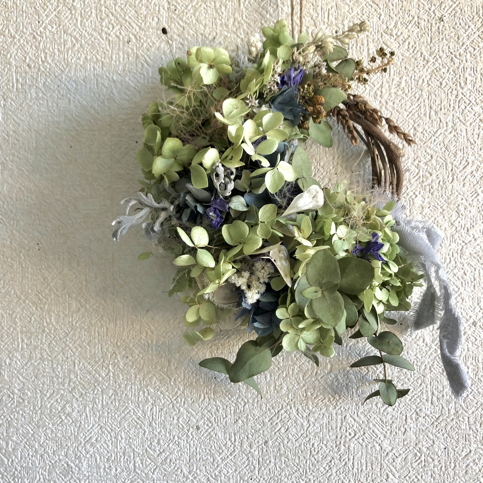 アナベル紫陽花　ナチュラルリース アナベル紫陽花ナチュラルリース - naturalflowers | minne byGMO