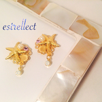 再販★ASTER ドロップ ピアス or イヤリング 