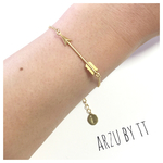今だけセール♡tiny bracelet#gold arrow♡