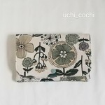 お薬手帳ケース・母子手帳ケース・通帳ケースに♪マルチケース  北欧柄  nordico garden natural