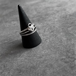 Re ▽ Silver ring R67