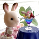 481 ＊うさぎさんのトロピカルジュース＊　ミニチュア　ドリンク