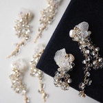 【花嫁様に人気】ブライダルアクセサリー　ウェディング　キラキラアクセサリー　sparkle