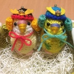 端午の節句♡インコちゃん用♡兜ぼうし（赤）