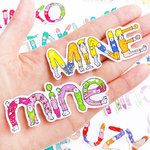 【ミニサイズお名前シール】MINI MAKE NAME PEOPLE＋α～1人の為だけに全身で名前を表現する人たち～【ご注文前に商品内容を必ずご確認ください】